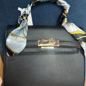 Unbranded Mini Kelly-Like Bag - with gold tone hardware - new